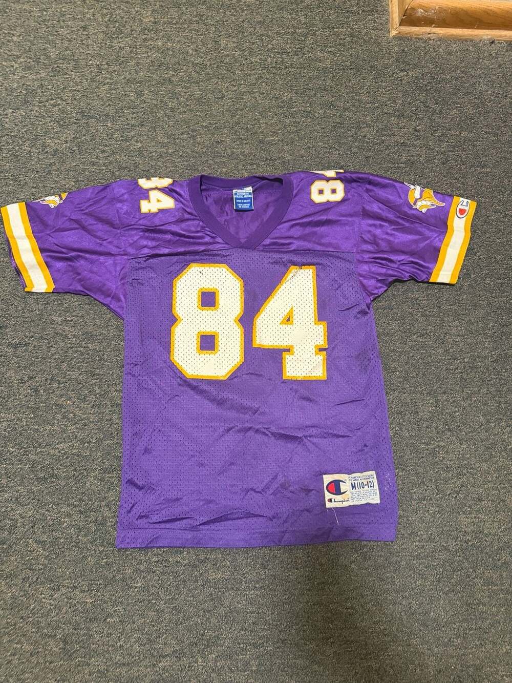 Vintage Champion Randy Moss Minnesota Vikings #84 Jersey Youth Medium